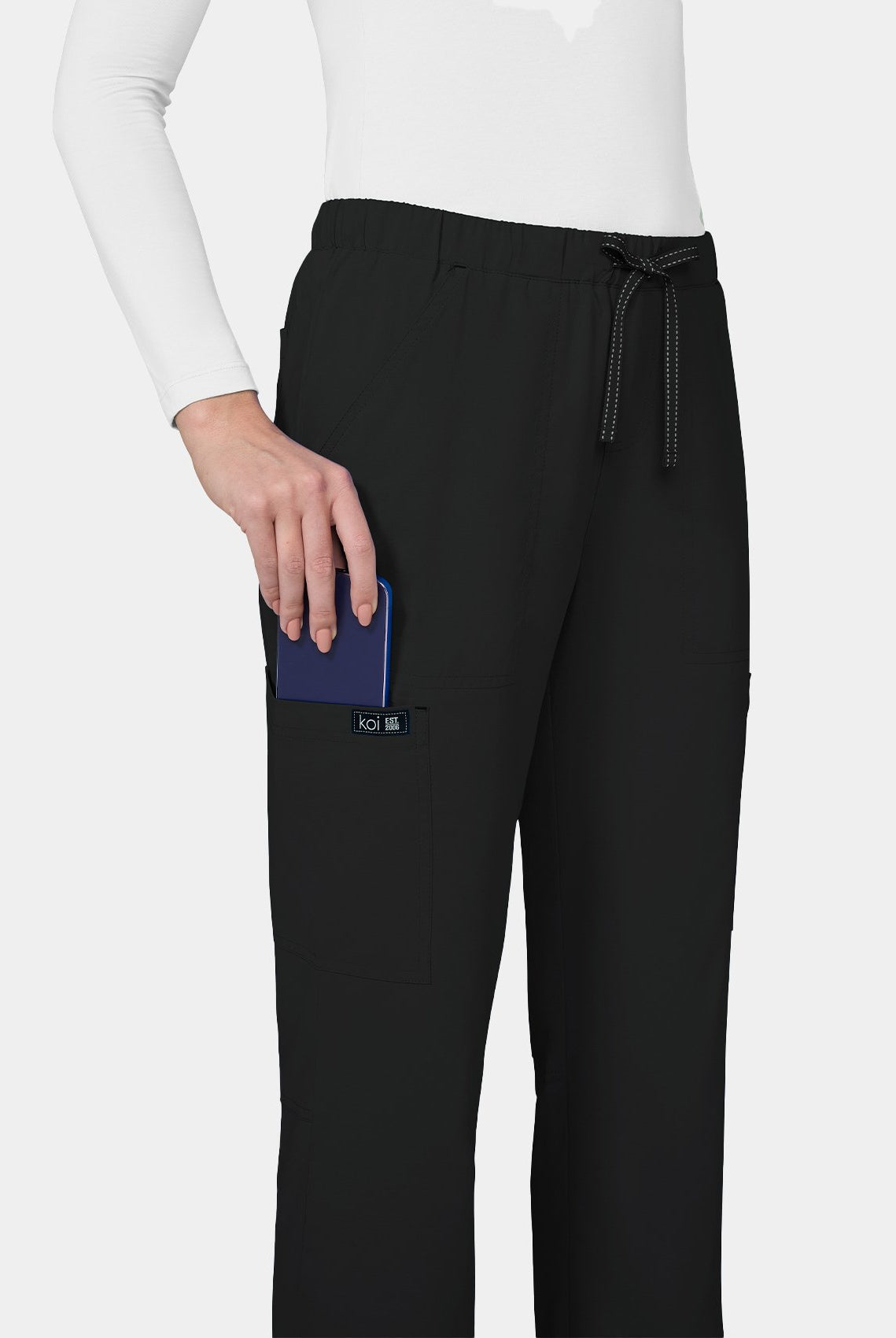 Koi Basics Holly Scrub Trousers - black
