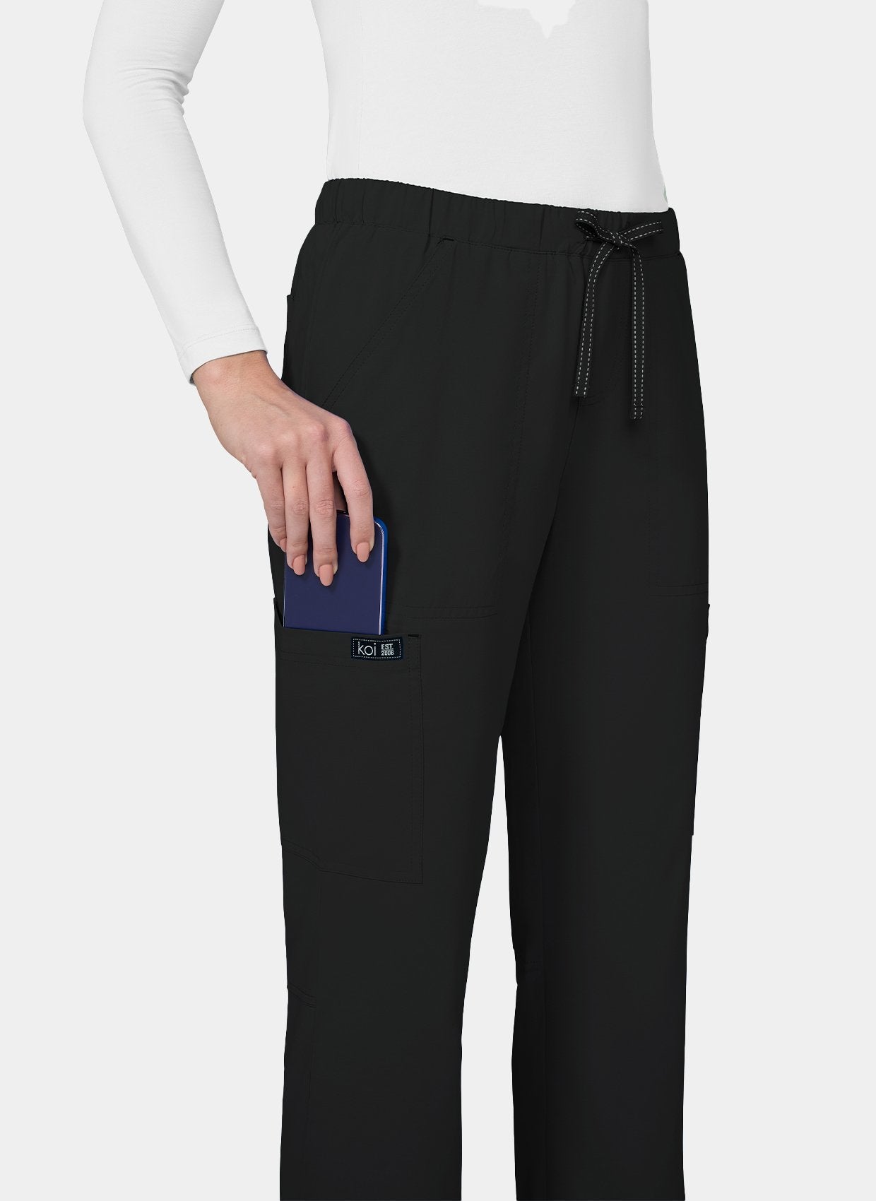 Koi Basics Holly Scrub Trousers - black