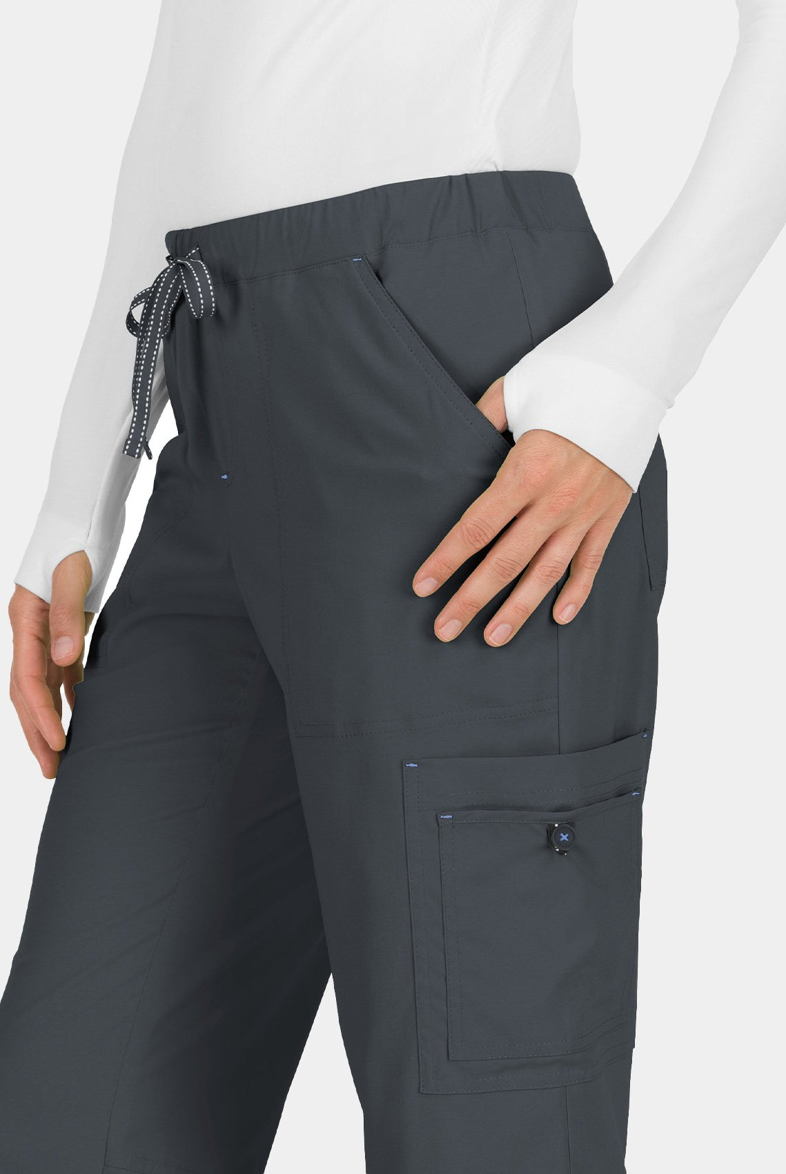 Koi Basics Holly Scrub Trousers - charcoal