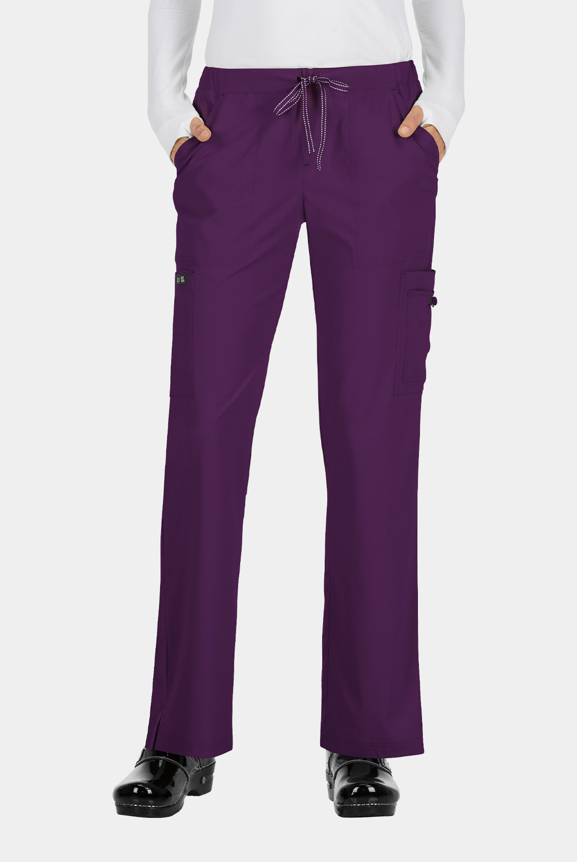 Koi Basics Holly Scrub Trousers - Eggplant