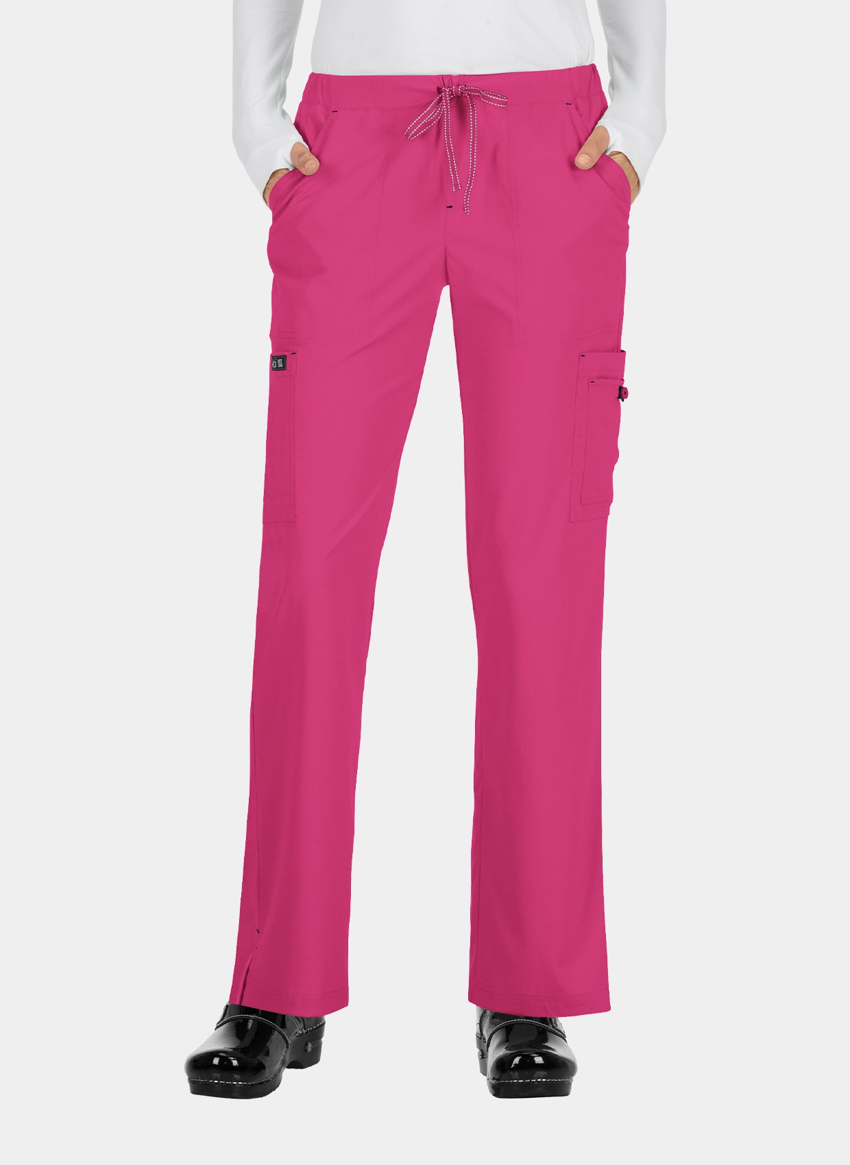 Koi Basics Holly Scrub Trousers - Flamingo