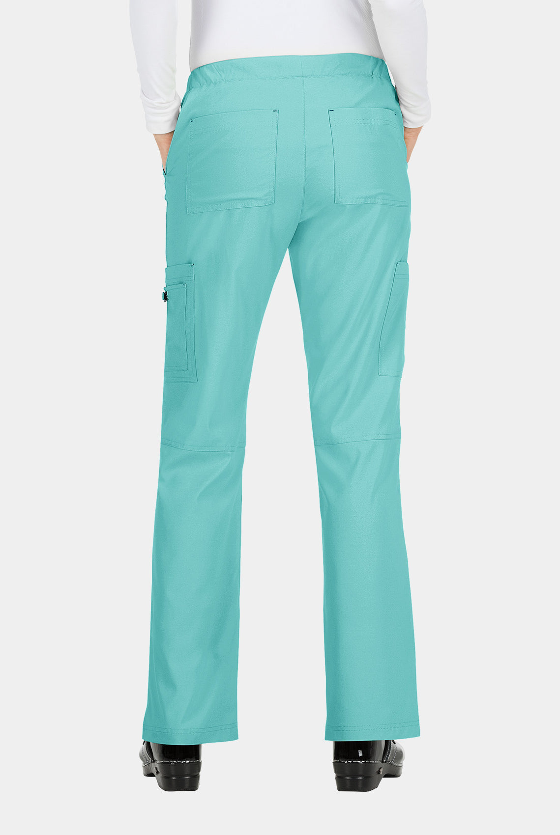 Koi Basics Holly Scrub Trousers - Fresh Mint - Back