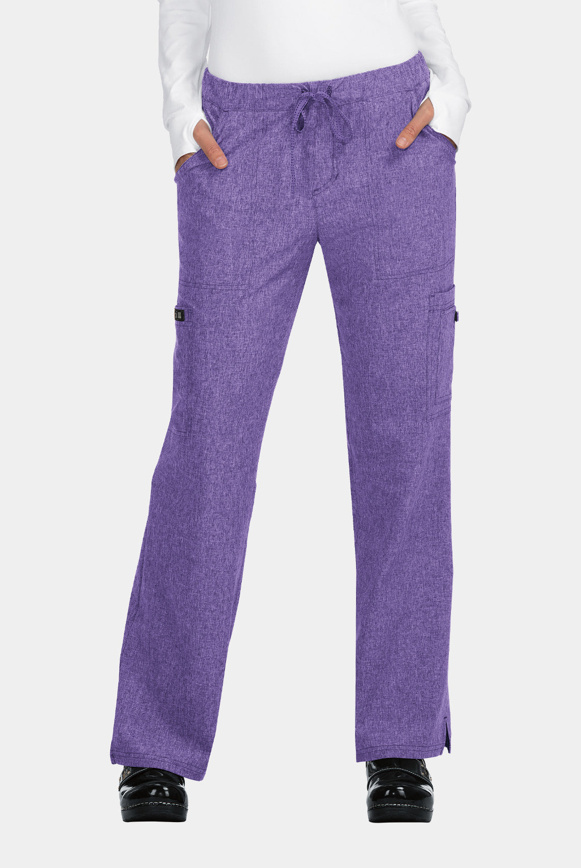 Koi Basics Holly Scrub Trousers - Heatehr Wisteria