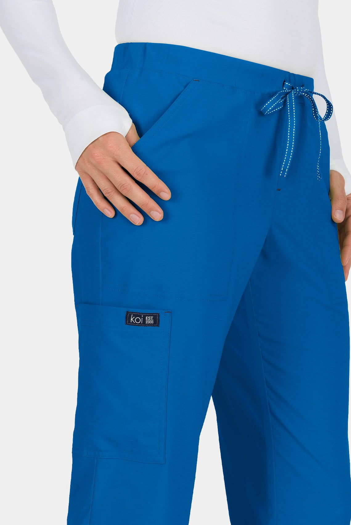Koi Basics Holly Scrub Trousers - royal