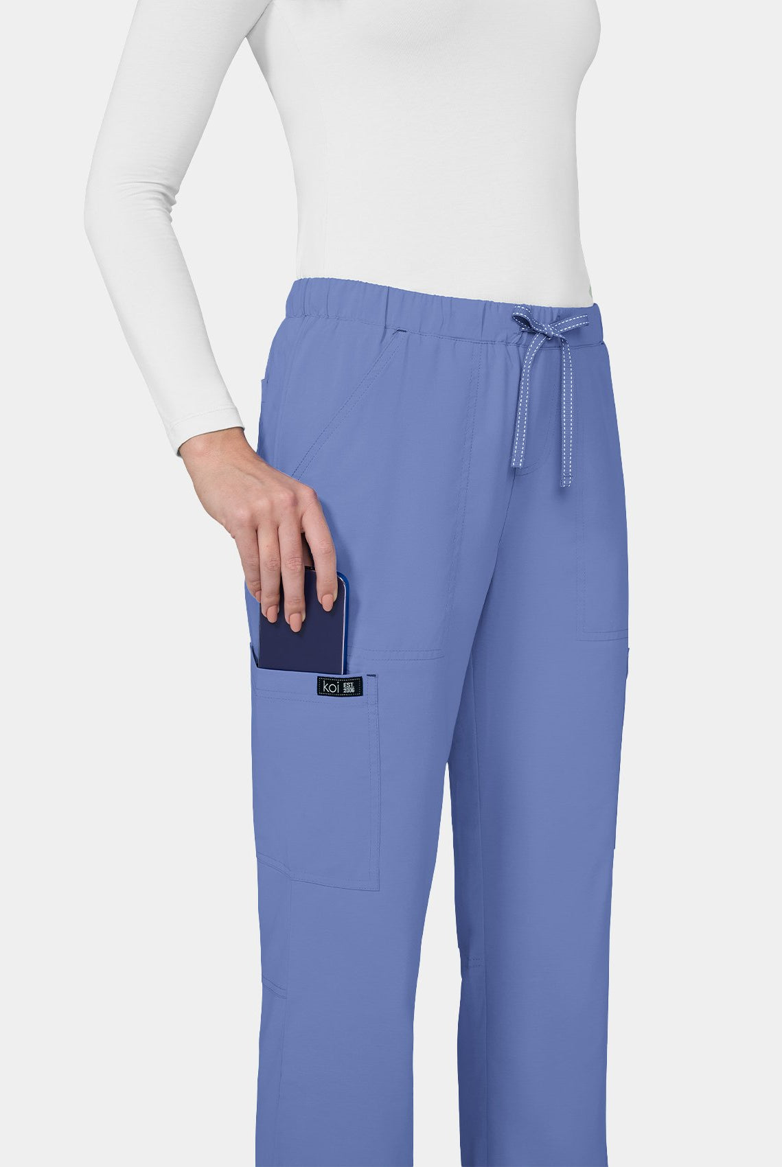 Koi Basics Holly Scrub Trousers - True Ceil