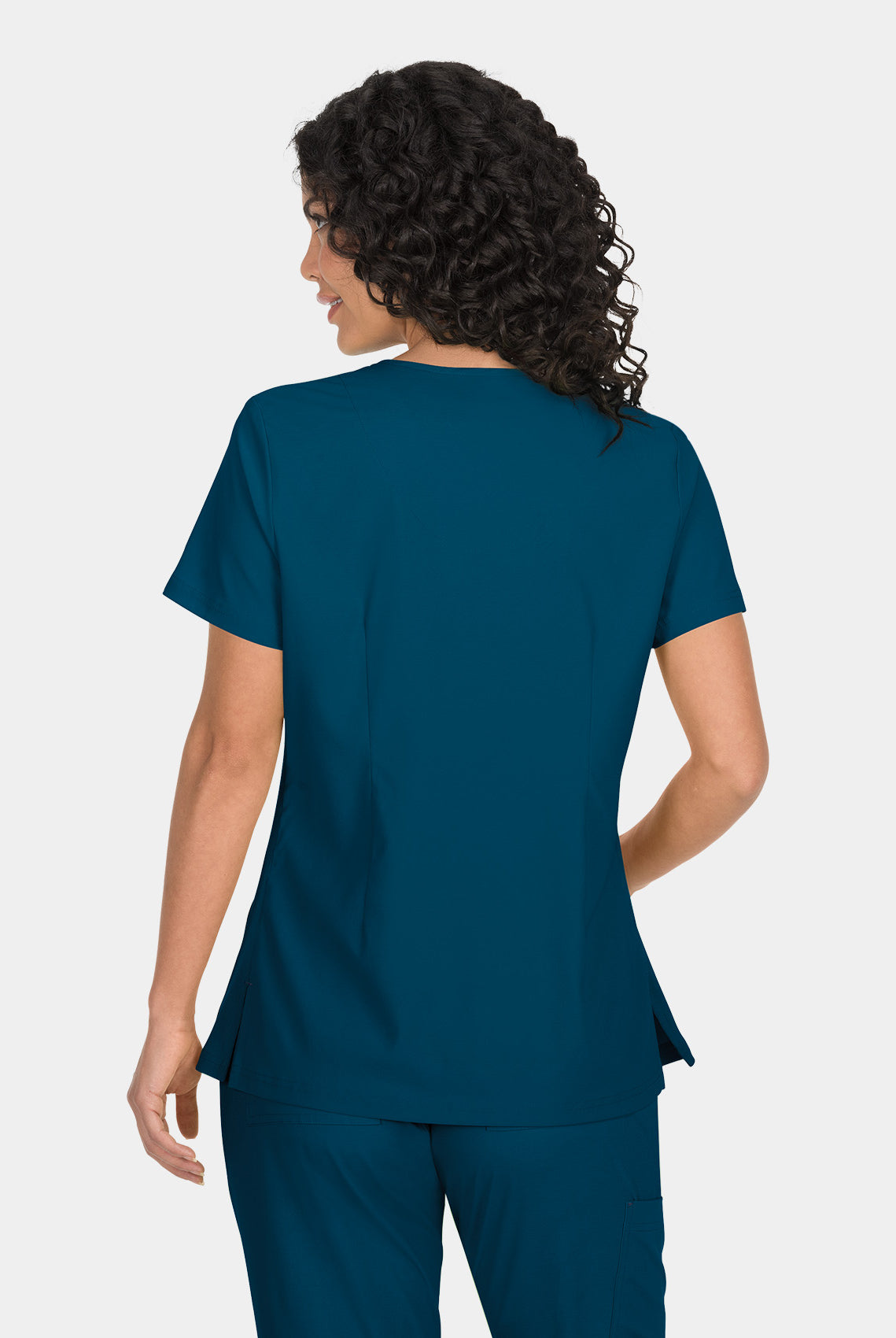 Koi Basics Katie Scrub Top - Caribbean - Back