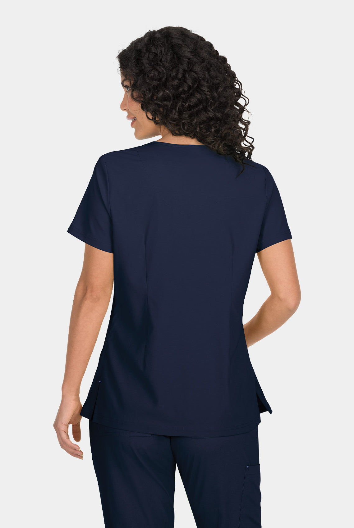 Koi Basics Katie Scrub Top - Navy - Back