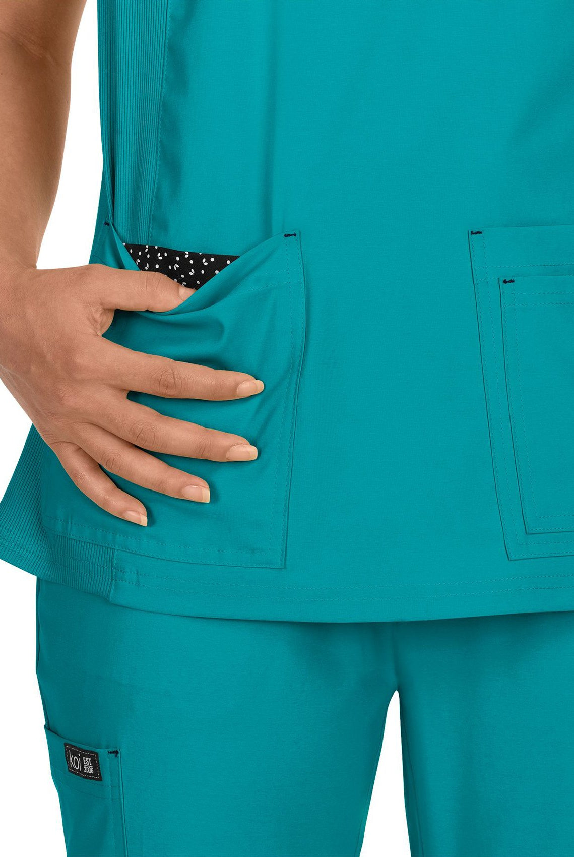 womens-koi-basics-katie-scrub-top-teal-3