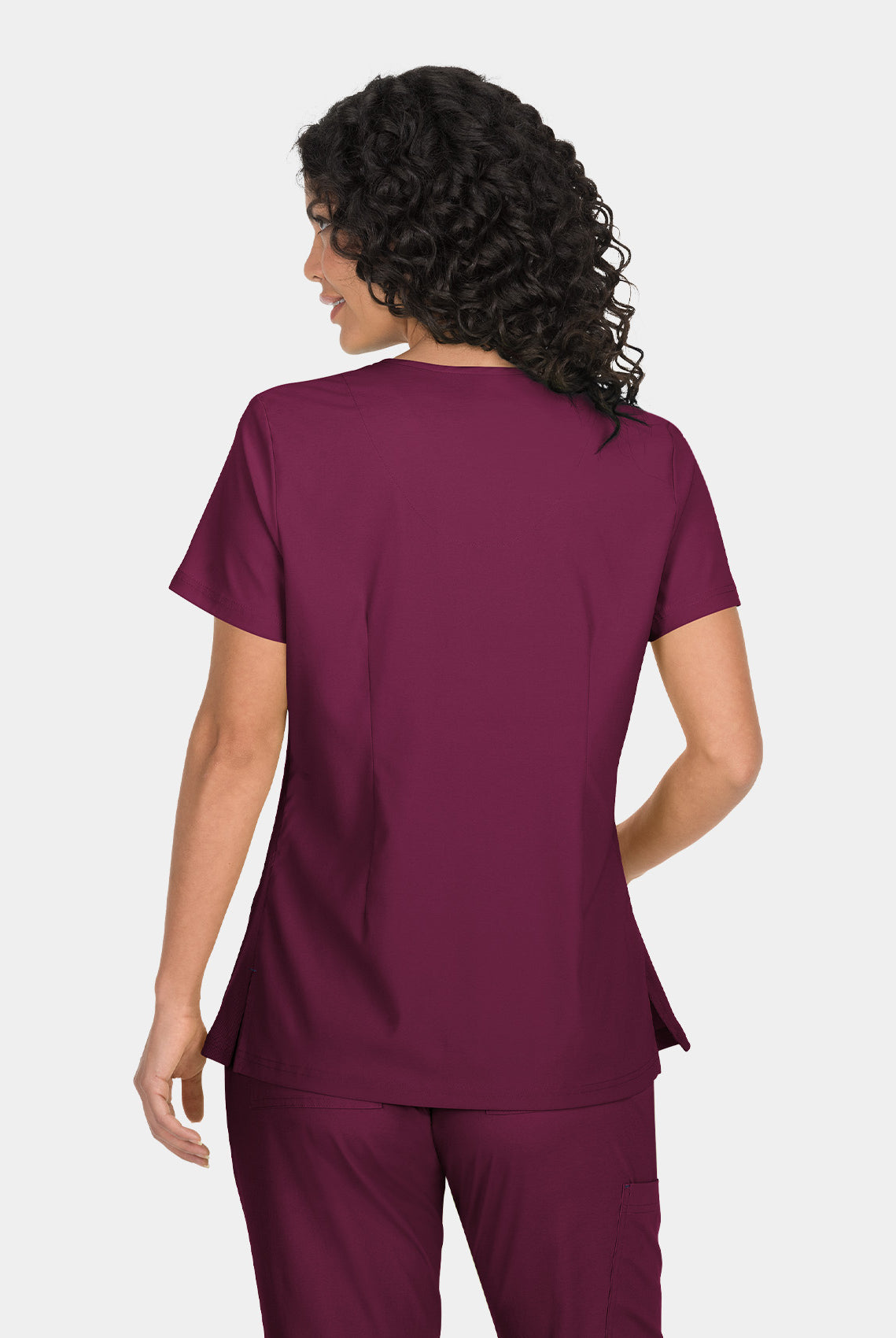Koi Basics Katie Scrub Top - Wine