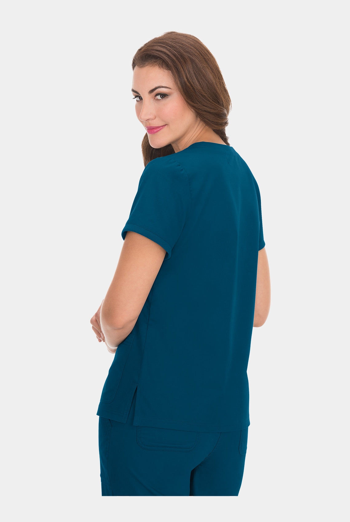 Koi Classics Nicole Scrub Top - Caribbean - back