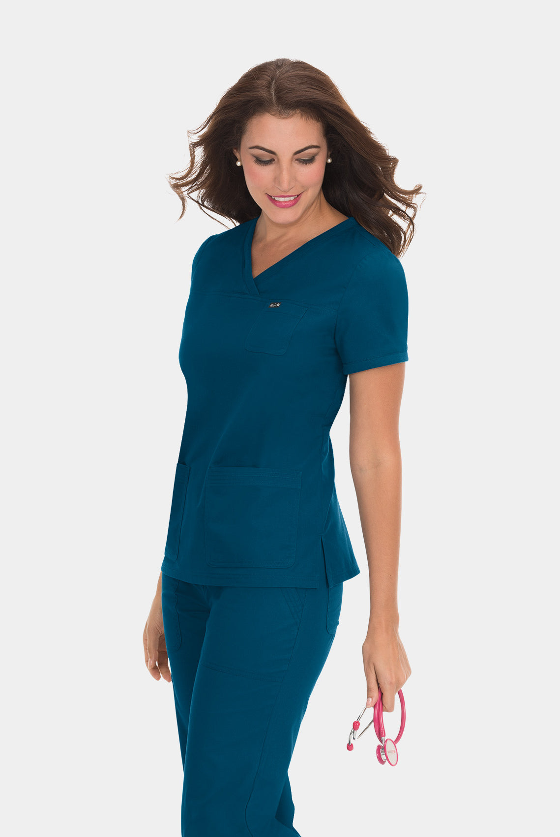 Koi Classics Nicole Scrub Top - Caribbean