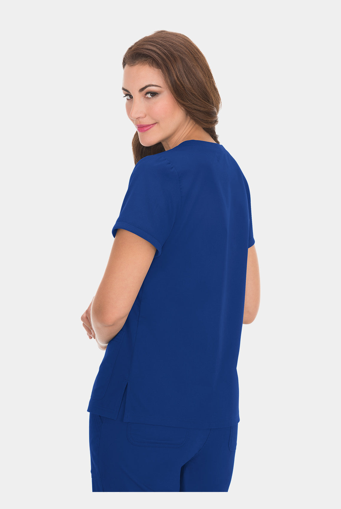 Koi Classics Nicole Scrub Top - Galaxy - front