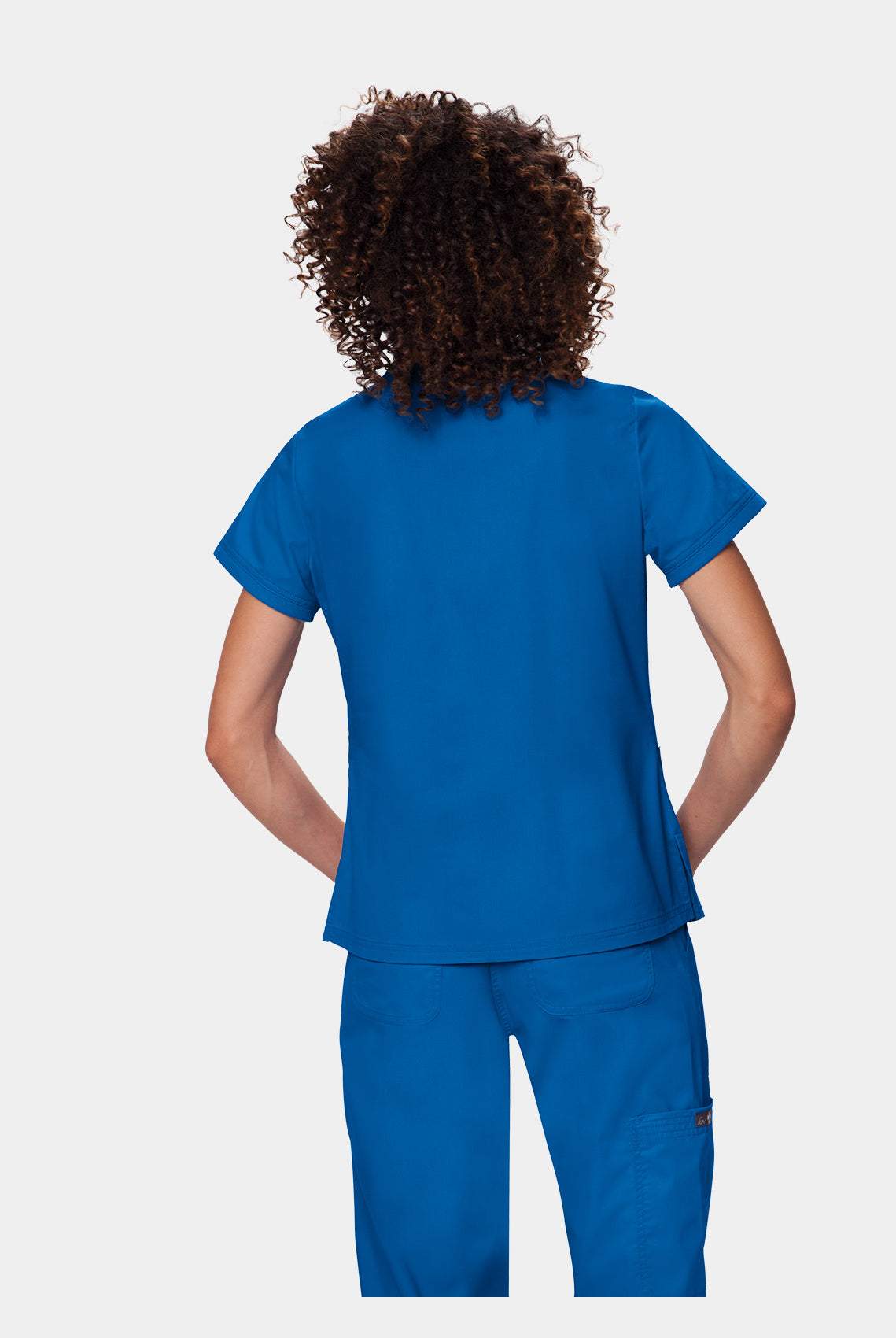 Koi Classics Nicole Scrub Top - Royal - back