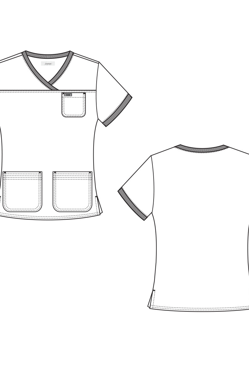 Koi classics nicole scrub top sketch