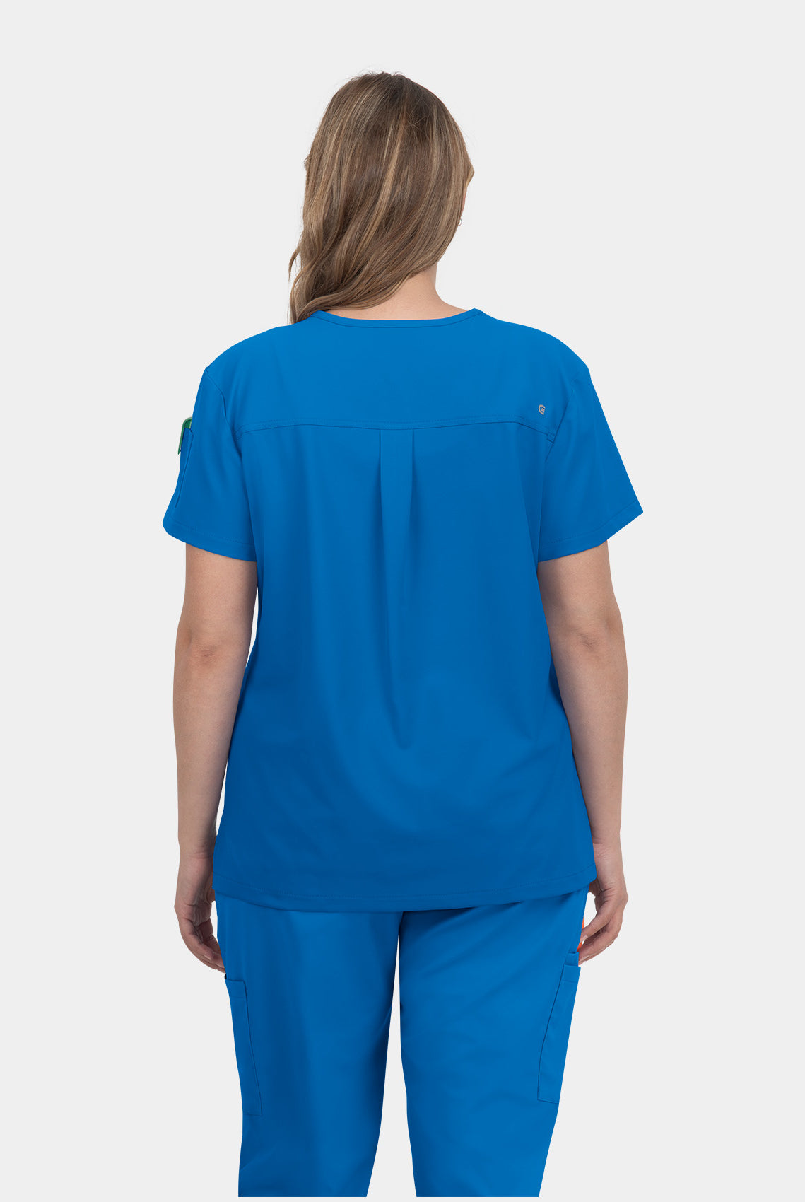 Koi Cureology Aura Scrub Top - Royal - back