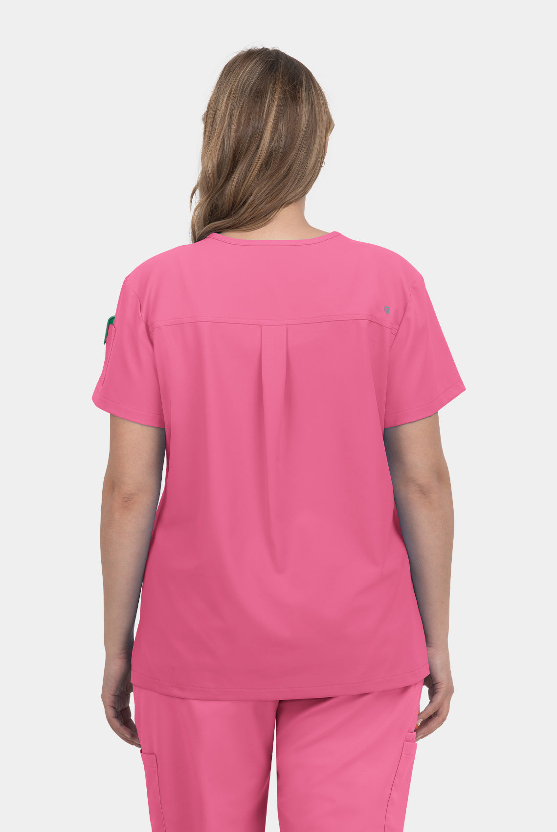 Koi Cureology Aura Scrub Top - Carnation - back