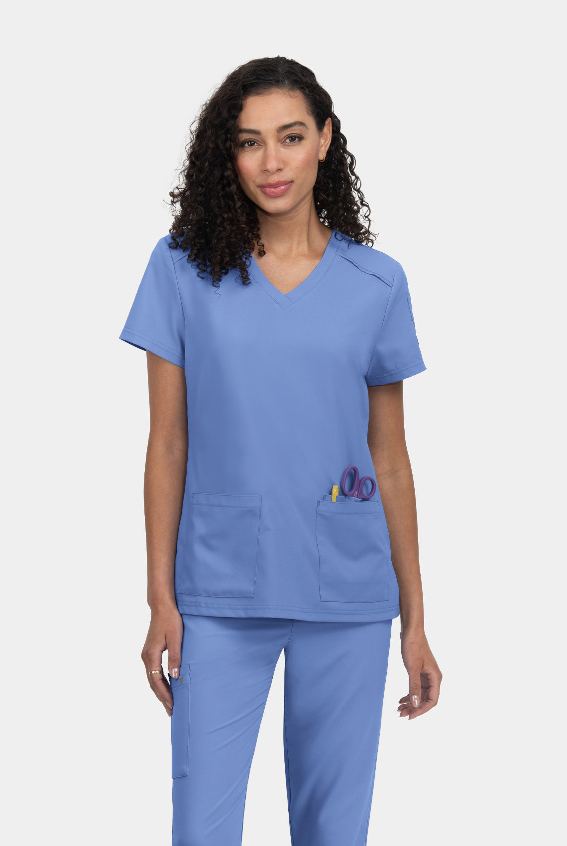 Koi Cureology Cardi Scrub Top - True Ceil