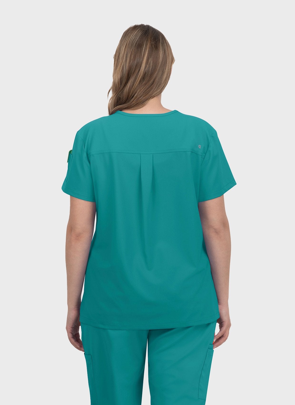 womens-koi-cureology-cardi-scrub-top-true-teal4