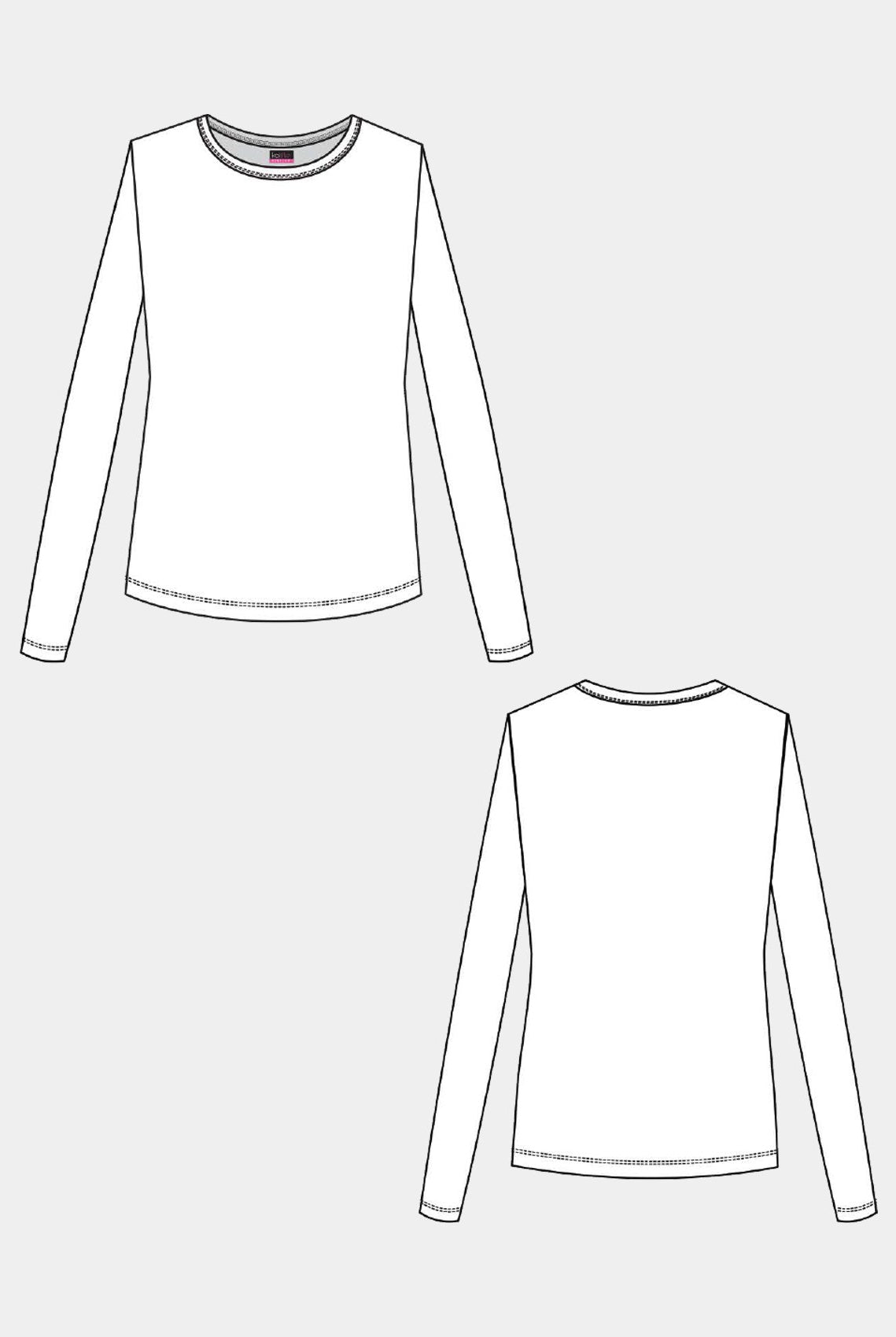 womens koi essentials rohan heart pointelle scrub top