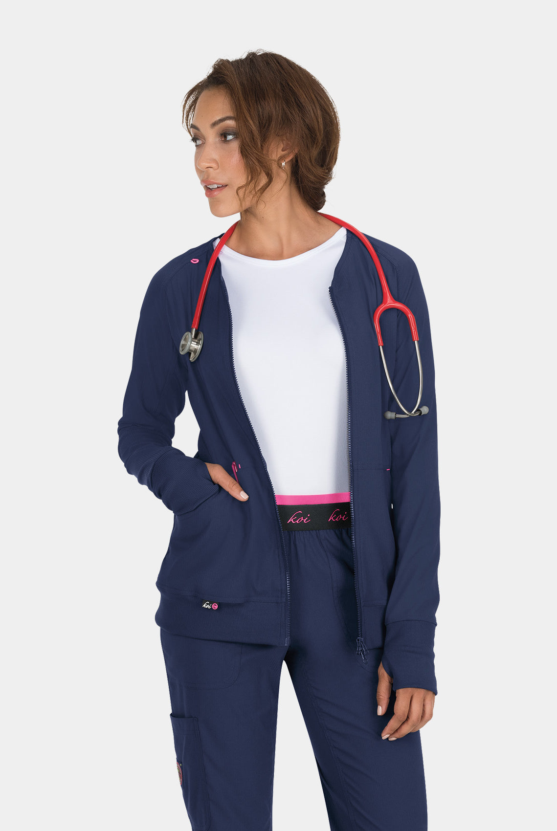 Koi Lite Clarity Jacket - Navy