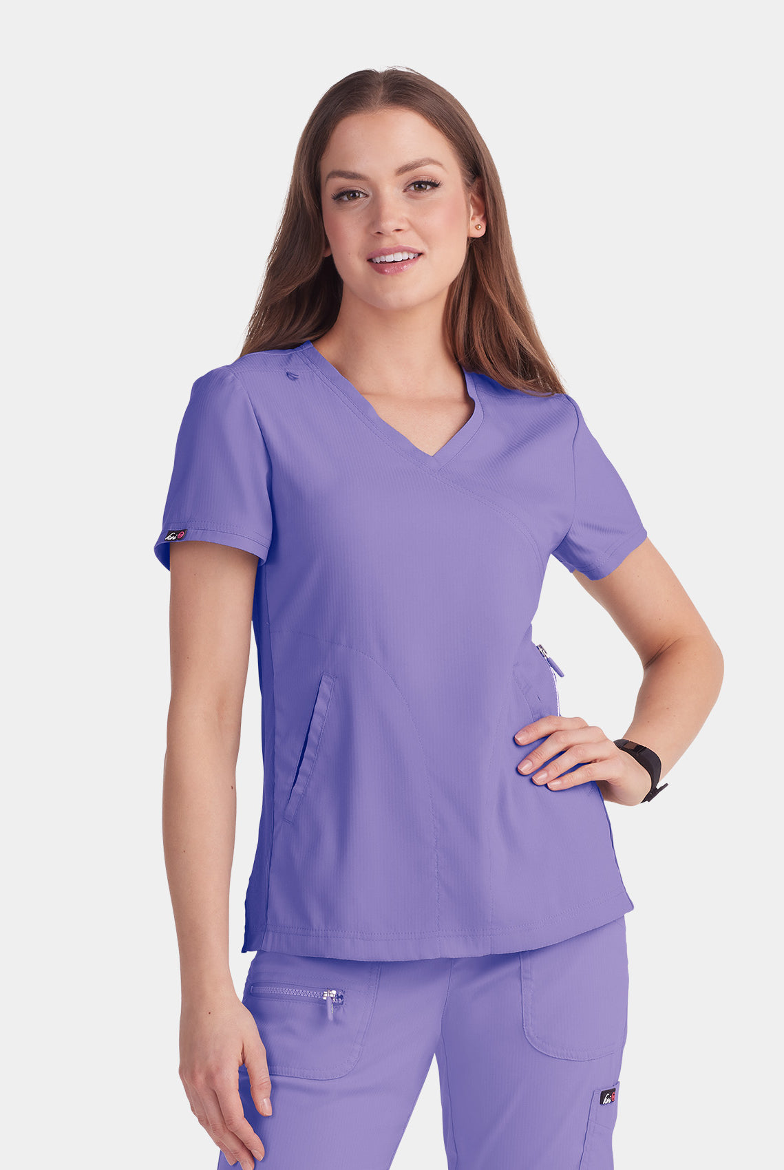Koi Lite Philosophy Scrub Top - French Lavender