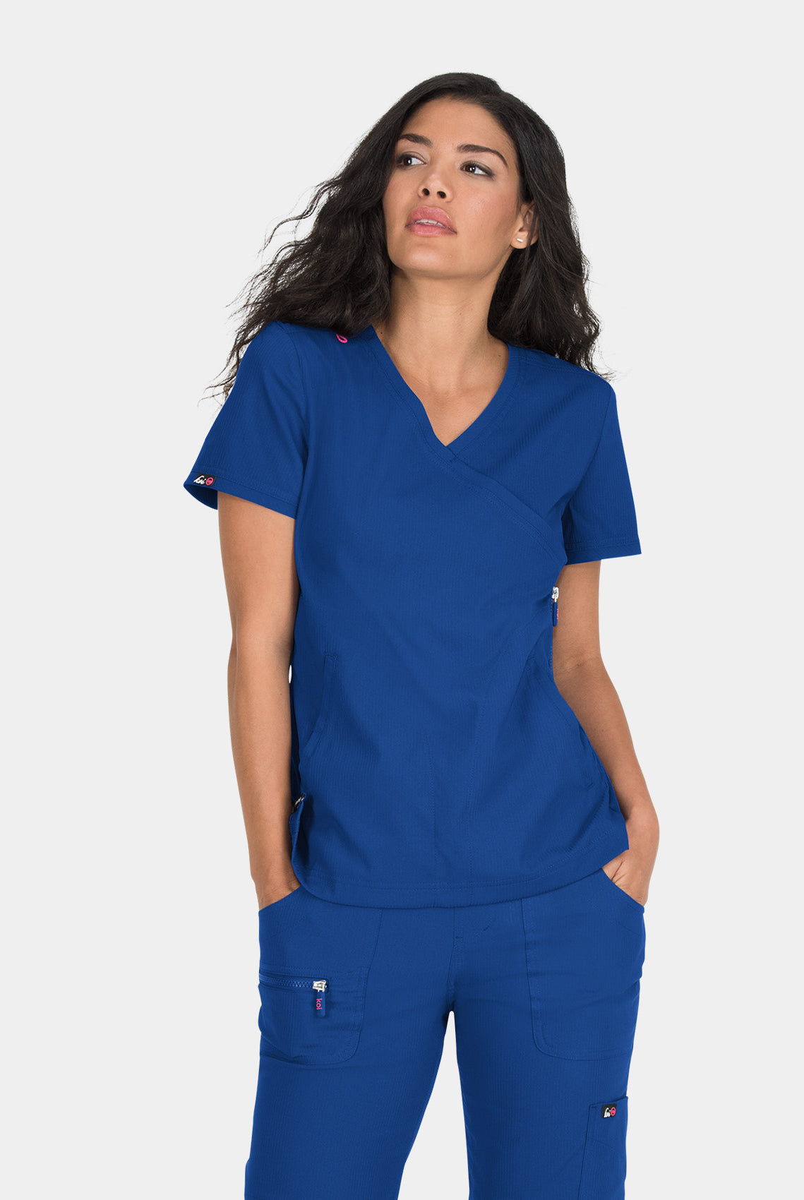 Koi Lite Philosophy Scrub Top - Galaxy