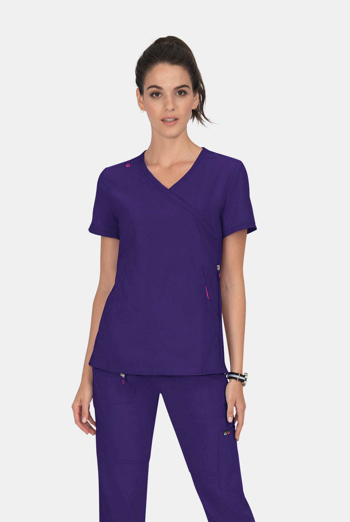 Koi Lite Philosophy Scrub Top - Grape