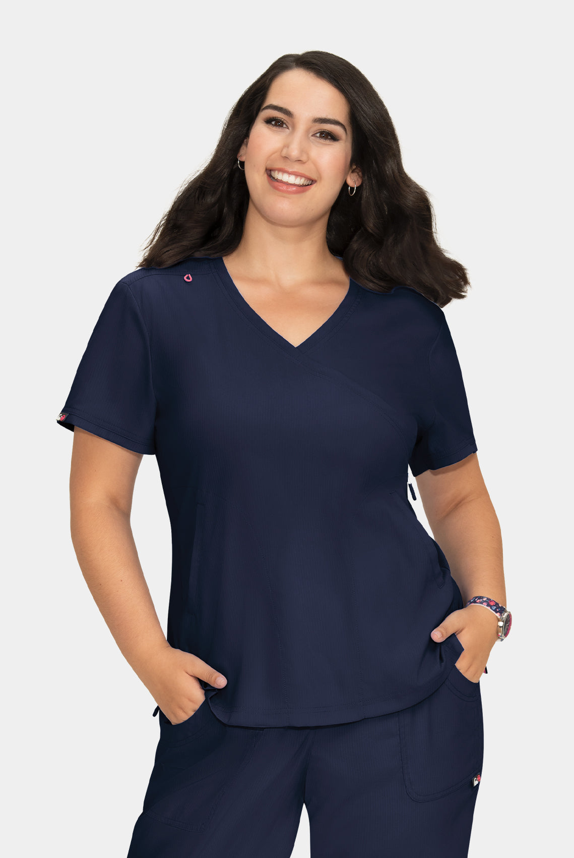 Koi Lite Philosophy Scrub Top - Navy