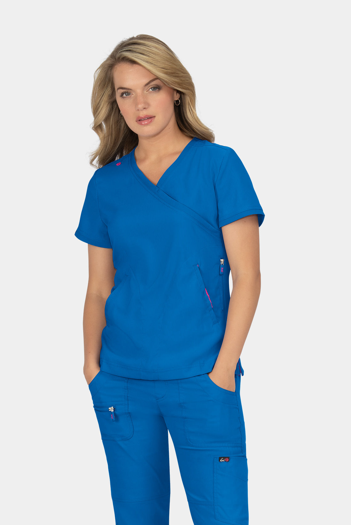 Koi Lite Philosophy Scrub Top - Royal