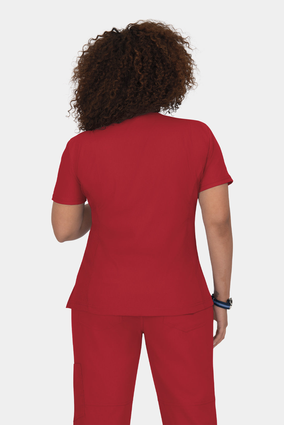 Koi Lite Philosophy Scrub Top - Ruby - Back