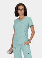 Koi Lite Philosophy Scrub Top - Sage