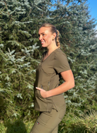 Koi Lite Philosophy Scrub Top