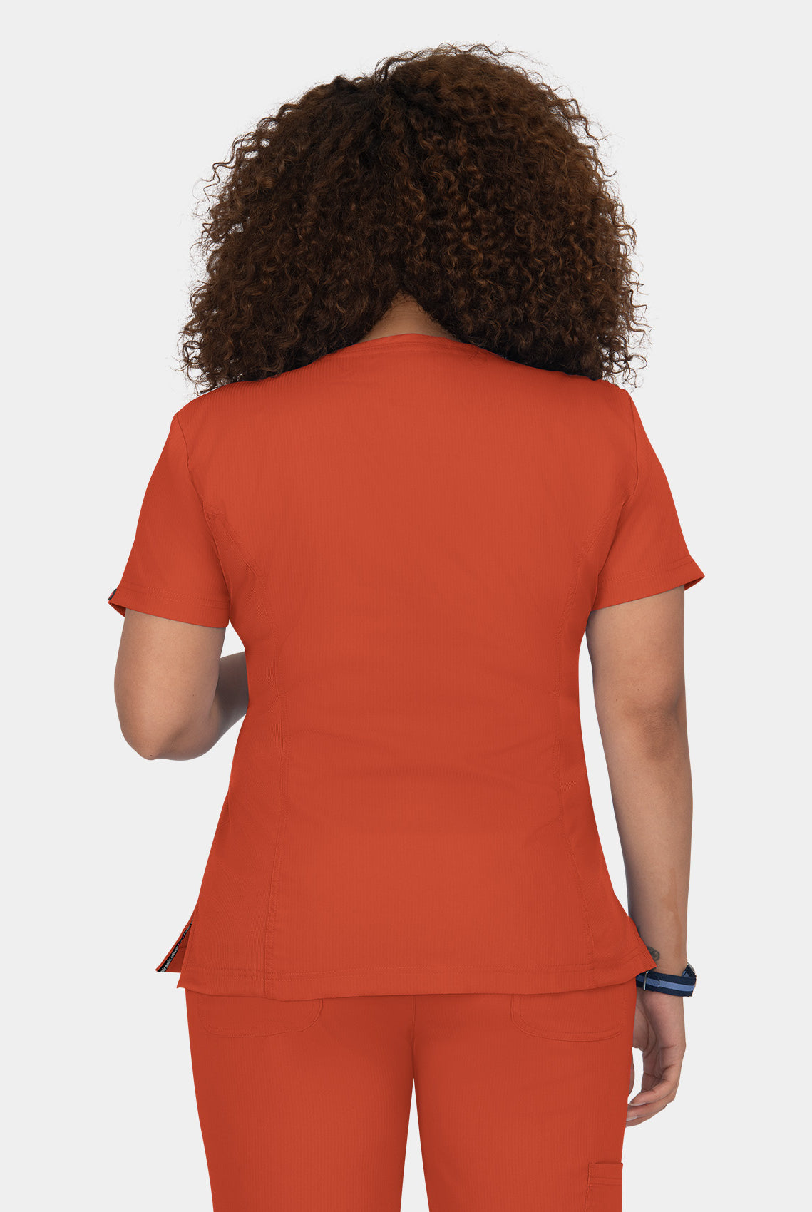 Koi Lite Serenity Scrub Top - Terracotta - Back