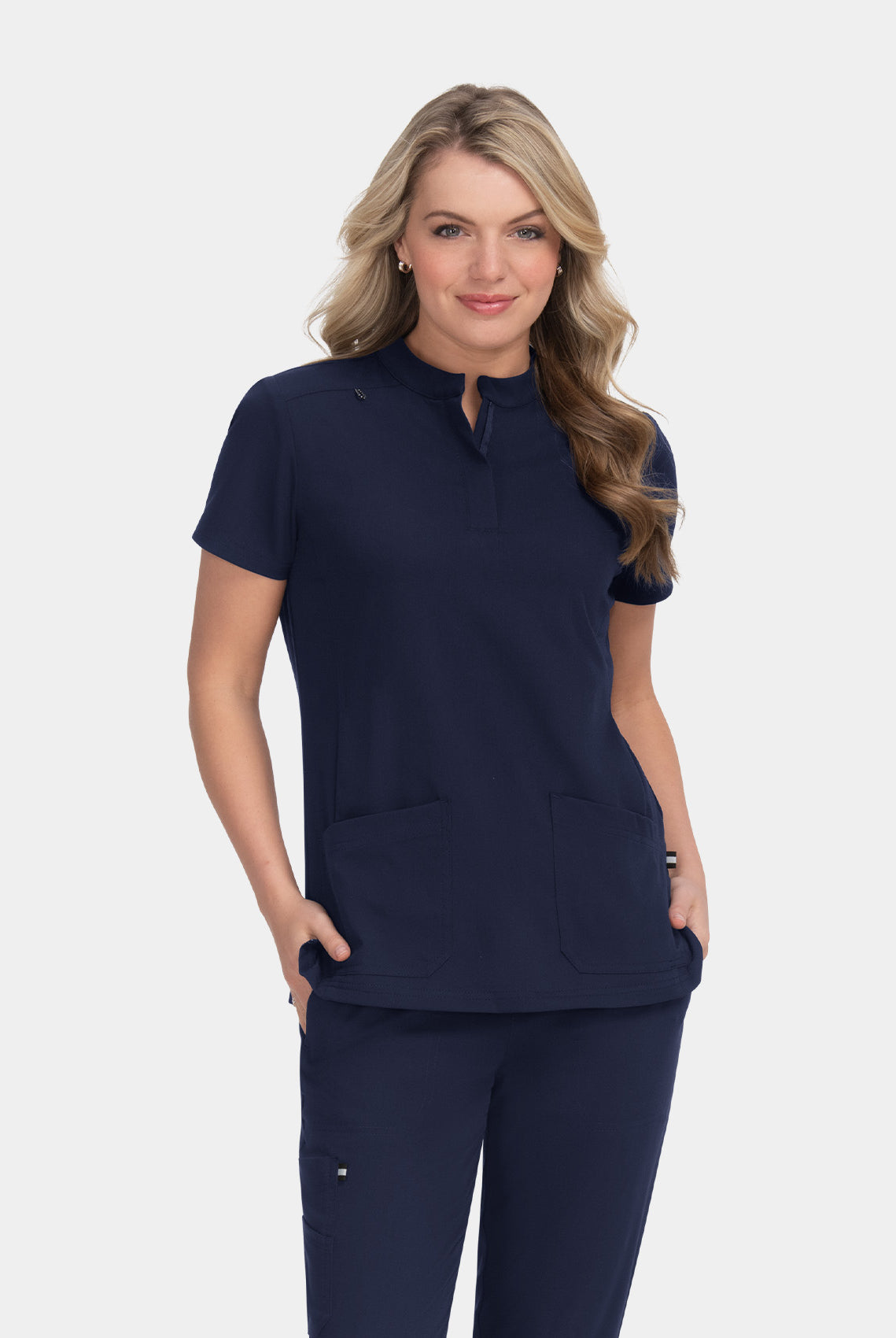 Koi Next Gen Driven Scrub Top - Navy