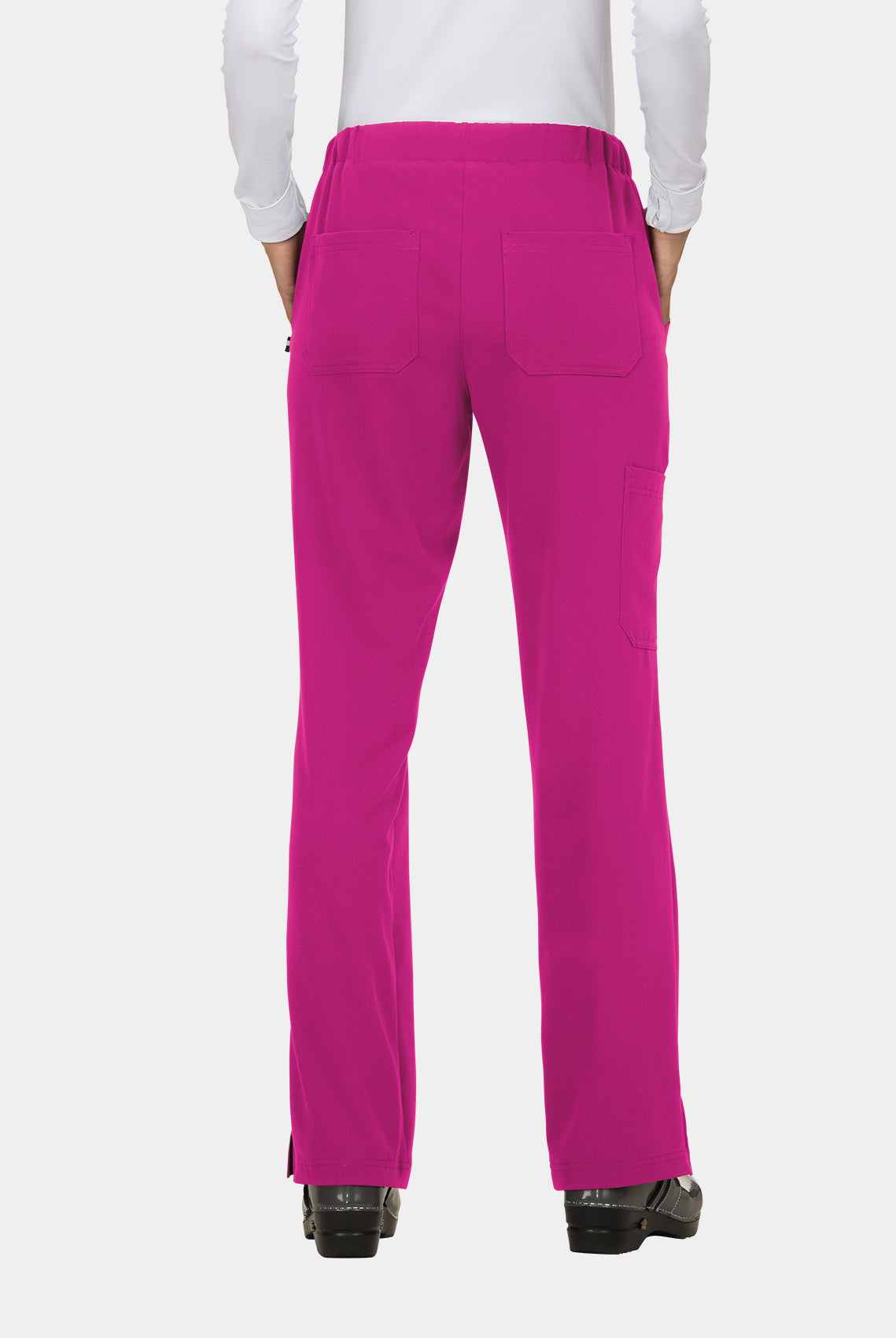 Koi Next Gen Everyday Hero Scrub Trousers - Azalea Pink - back