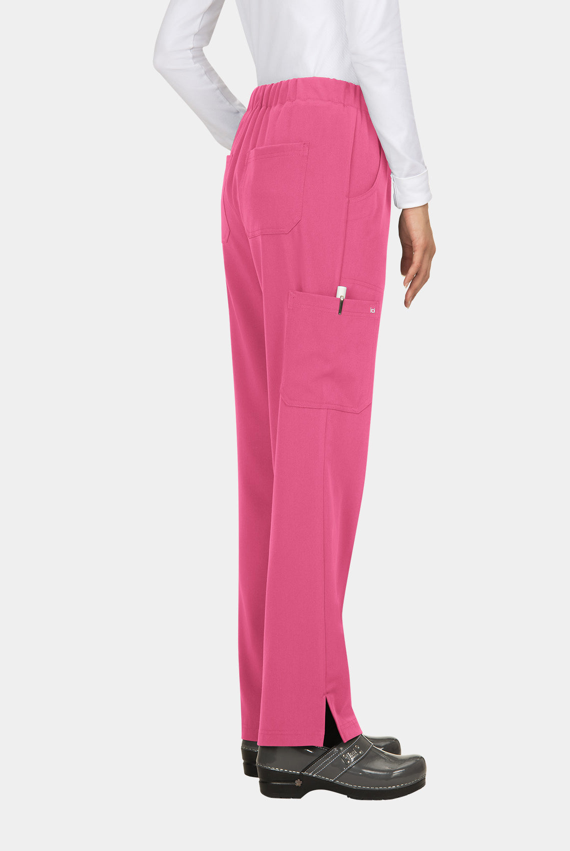 Koi Next Gen Everyday Hero Scrub Trousers - Geranium - side