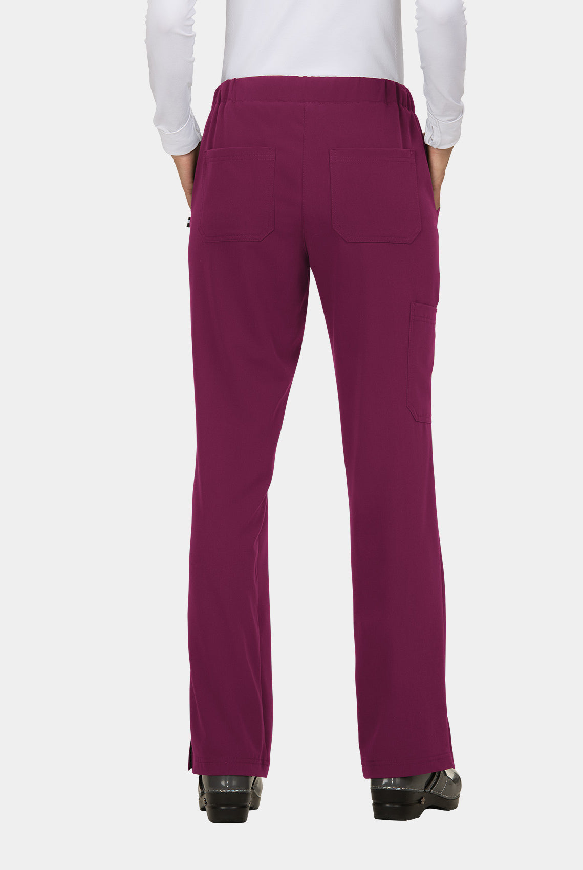 Koi Next Gen Everyday Hero Scrub Trousers - Wine - dos