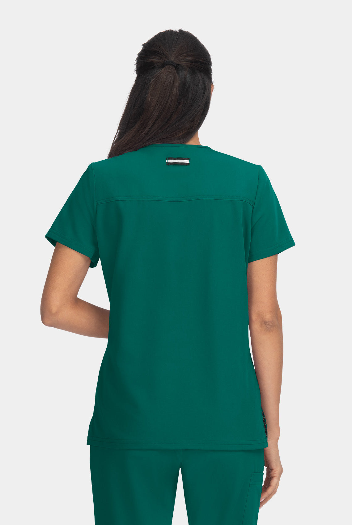 Koi Next Gen Hustle And Heart Scrub Top - Hunter - Back