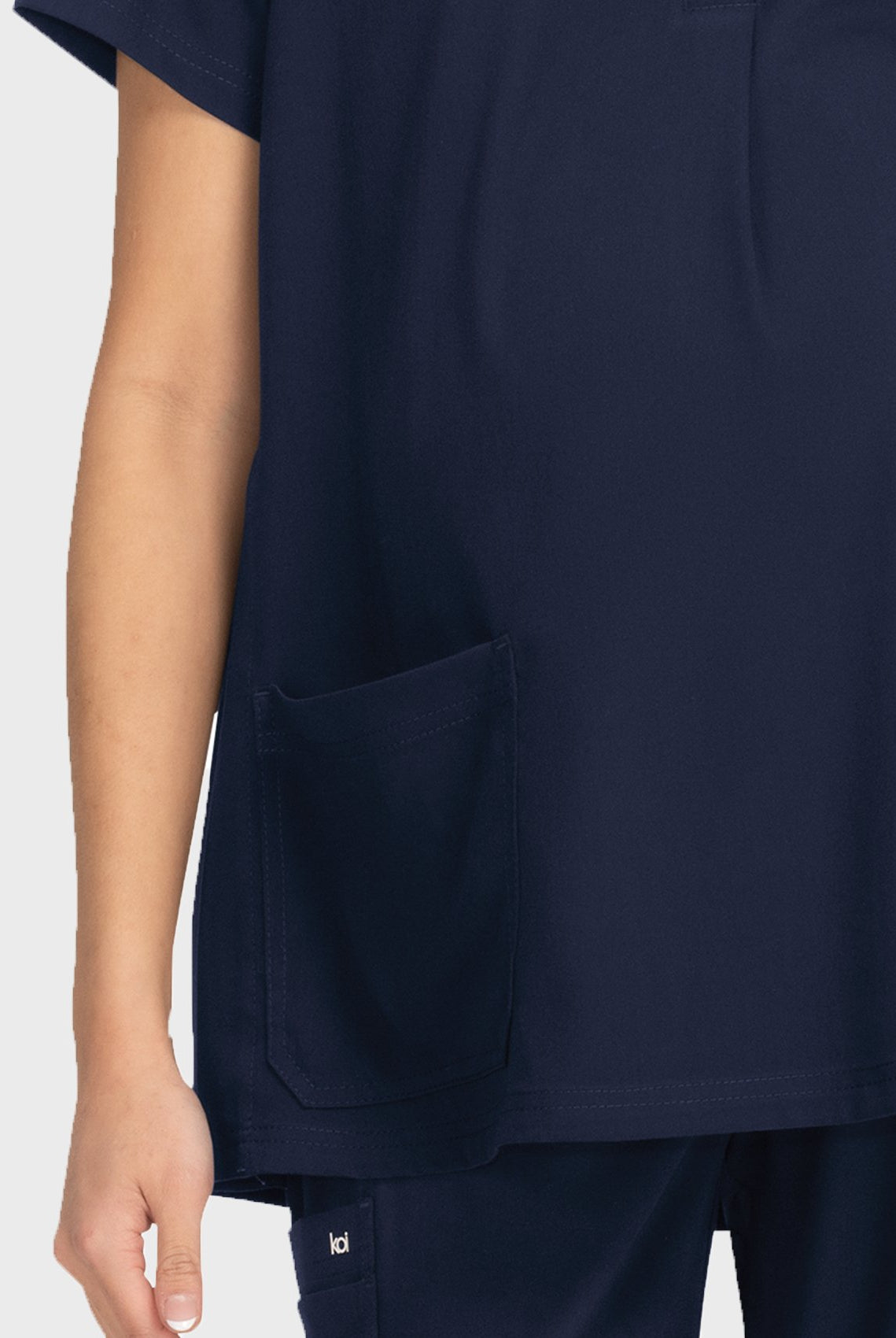womens-koi-next-gen-onboard-maternity-scrub-top-navy-2