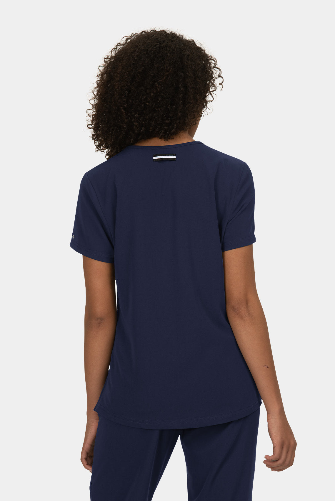 Koi Next Gen Ready To Work Scrub Top - Navy - Back