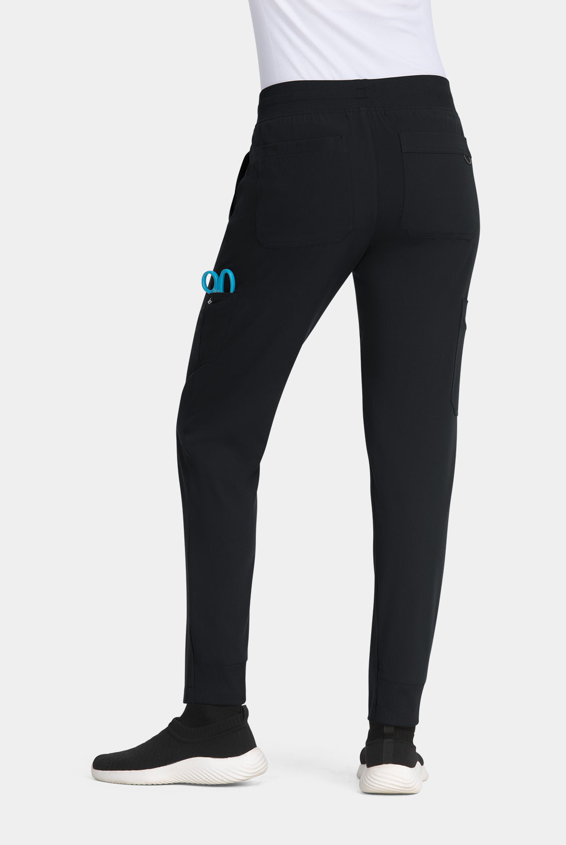 Koi Next Gen Smart Daily Scrub Joggers - Black - back