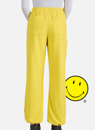 Koi Smiley World Jubilant Scrub Trousers - Loving Yellow