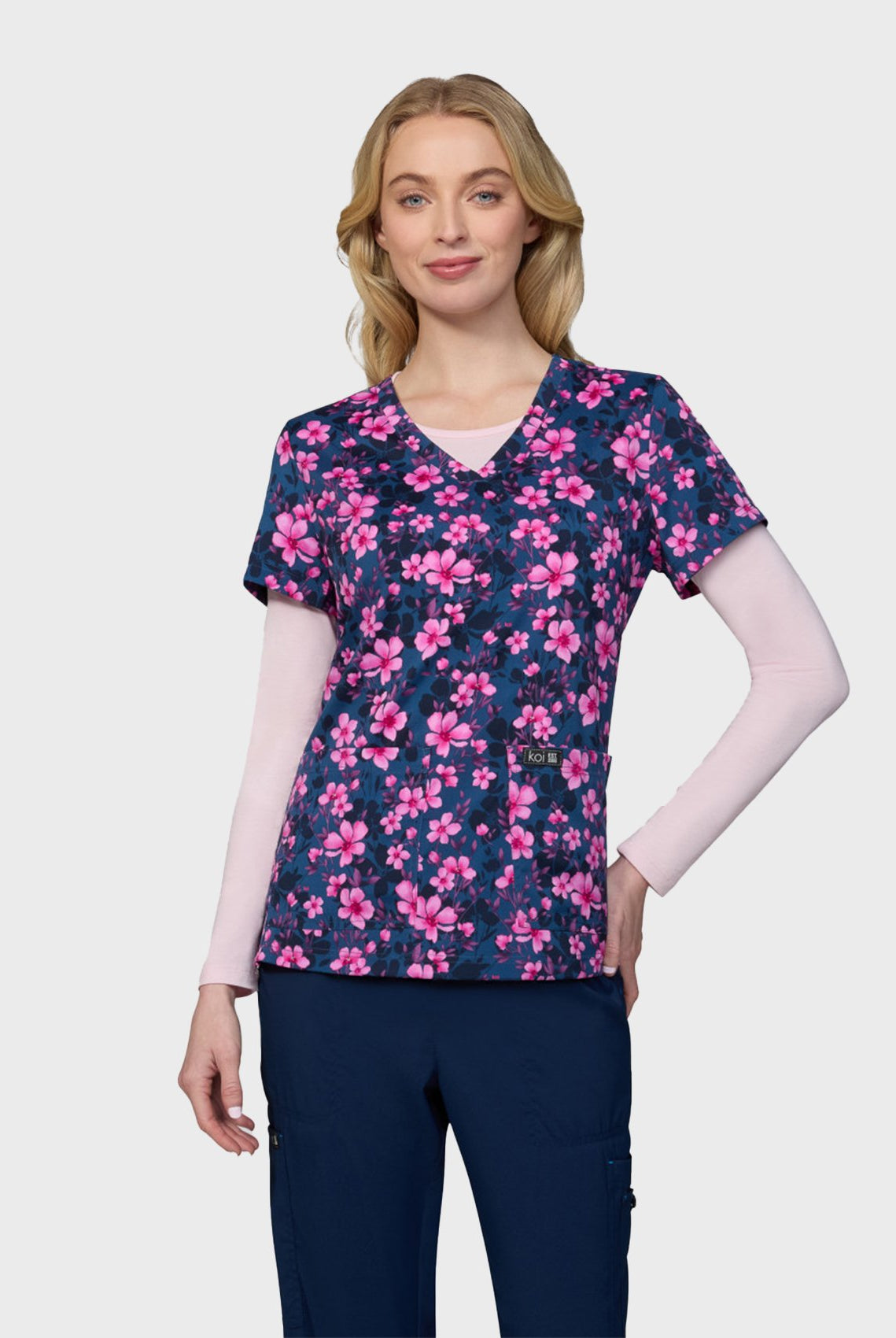 womens-scrub-top-koi-basics-leslie-petals-and-bloom