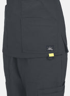 Koi Solis Sari Scrub Top - Charcoal