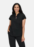 Koi Solis Catrin Scrub Top - Black