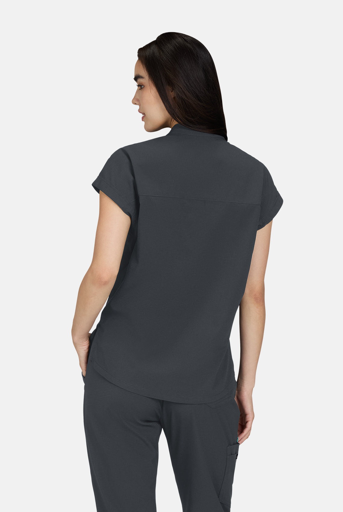 Koi Solis Catrin Scrub Top - Charcoal