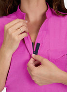 Koi Solis Catrin Scrub Top - Hibiscus Pink