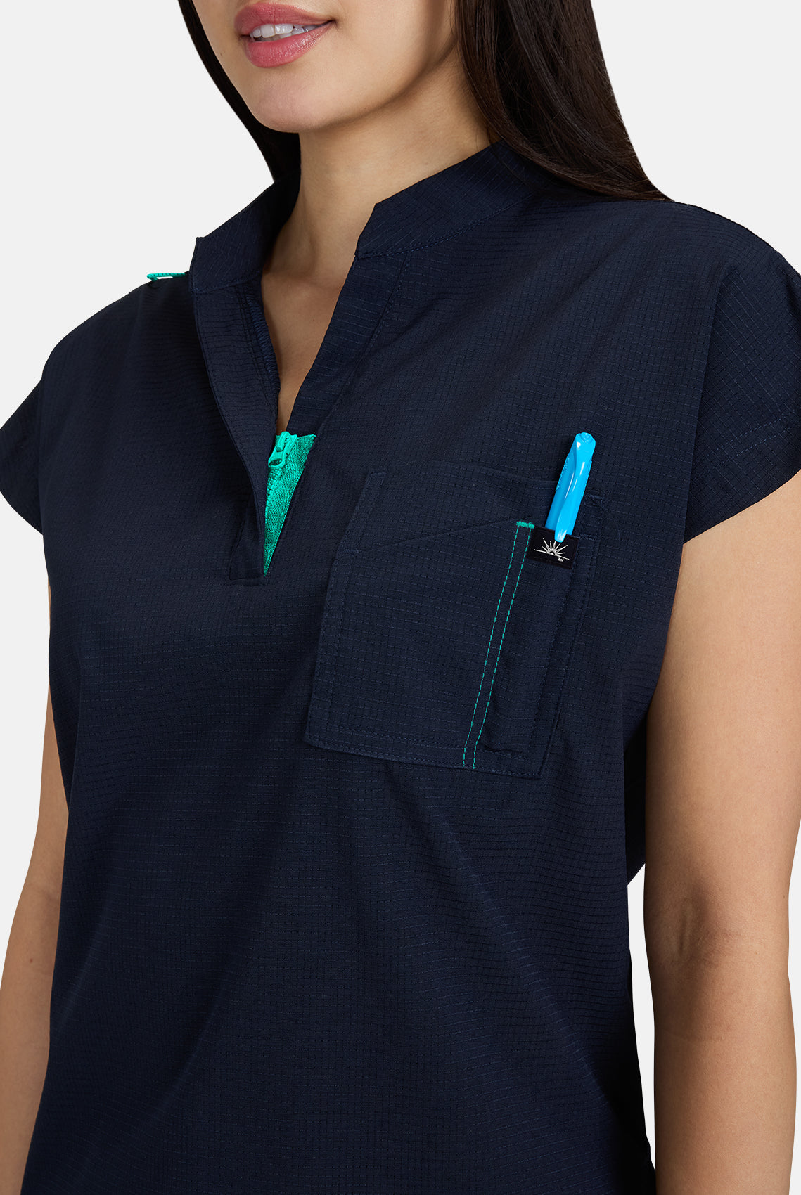 Koi Solis Catrin Scrub Top - Navy