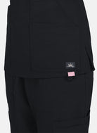 Koi Solis Sari Scrub Top - Black