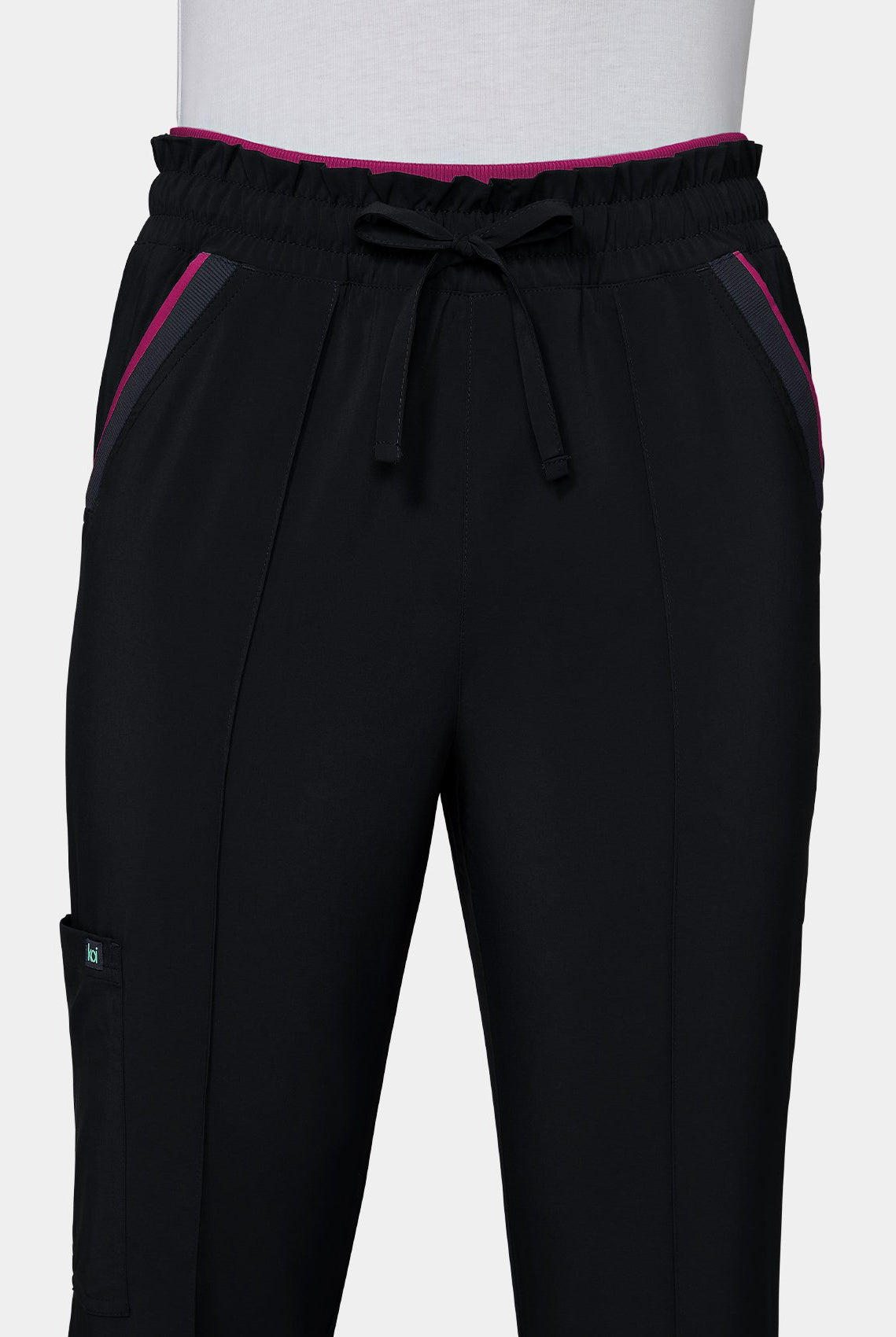 Women's Koi Basics Raelynn Scrub Trousers in Black